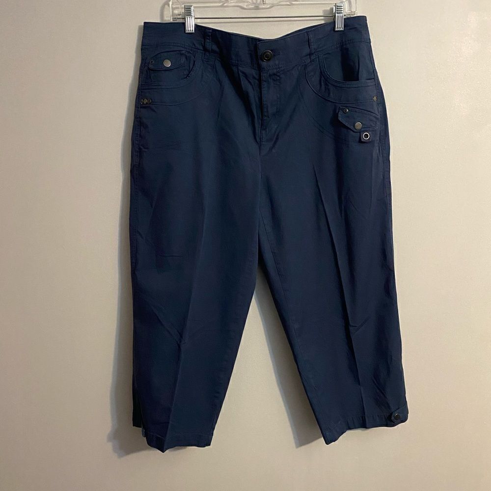 Style & Co Blue capris, size 14